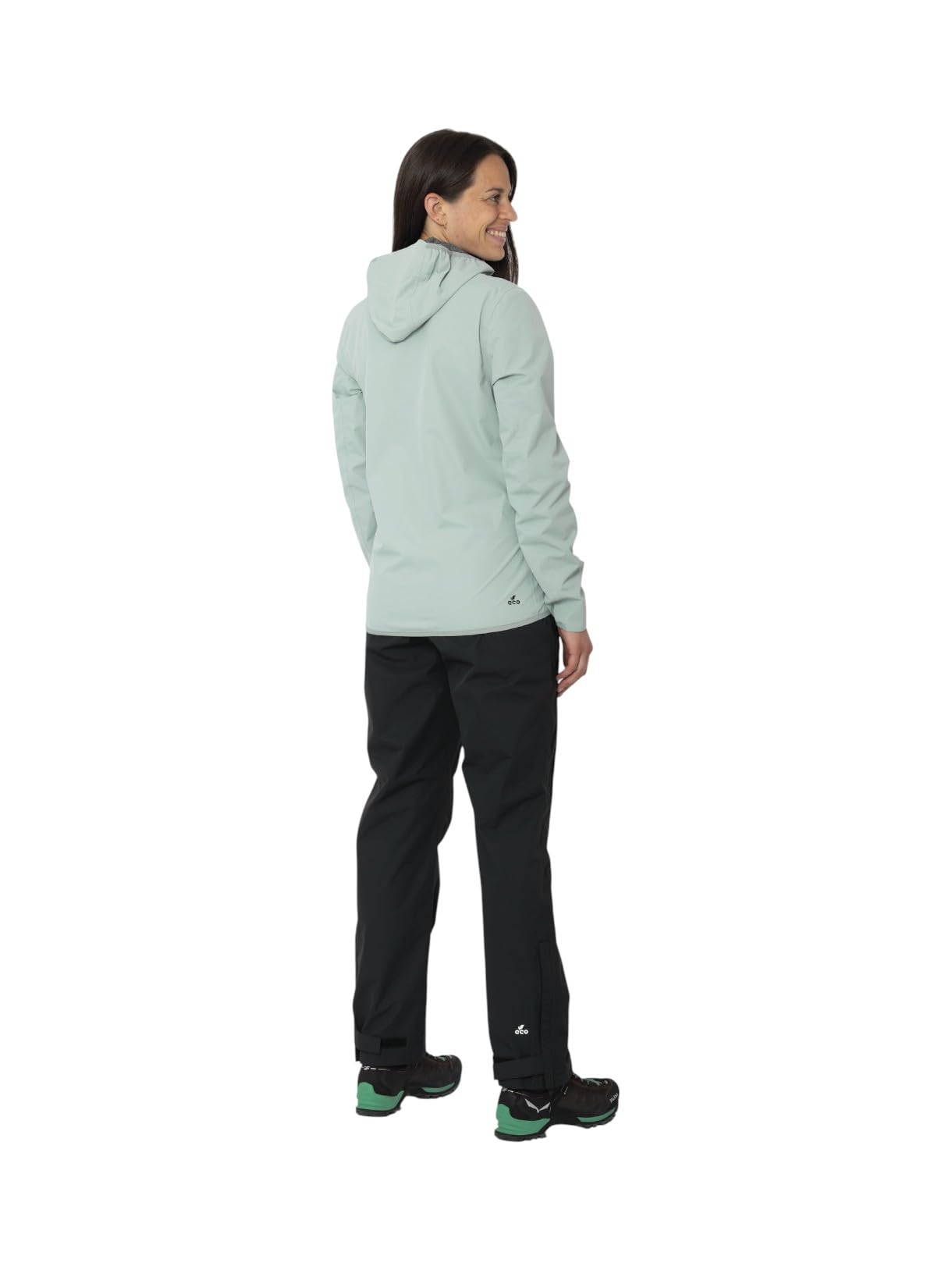 2117 of Sweden Jacks - Chaqueta para mujer con capucha de 2,5 l, impermeable, transpirable, compacta. Perfecta para aventuras al aire libre con capucha ajustable y costuras selladas.