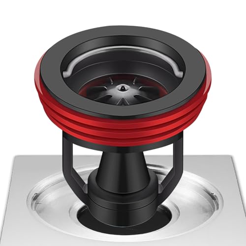 Qiwieod Scarico Doccia - Prevenzione Riflusso Scarico Pavimentazione - Blocco Odori Rame Accessori Bagno per Fognature Cucine Tubature Lavanderia Cantina