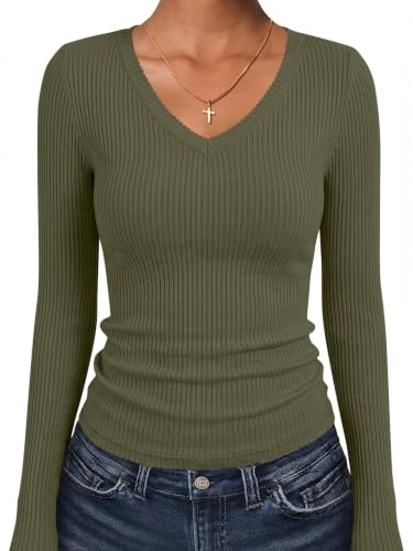 ANRABESS Ribbed Knit Shirt