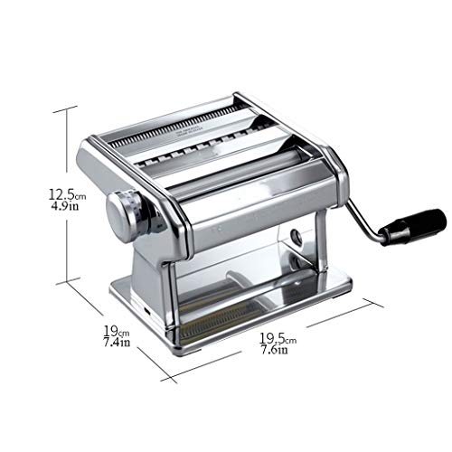 xinxinchaoshi Pastamaker Pasta Maschine Manuell Nudelmaschine Edelstahl Integrierte Pasta Presse for Hausgemachte Pasta… – Bild 3
