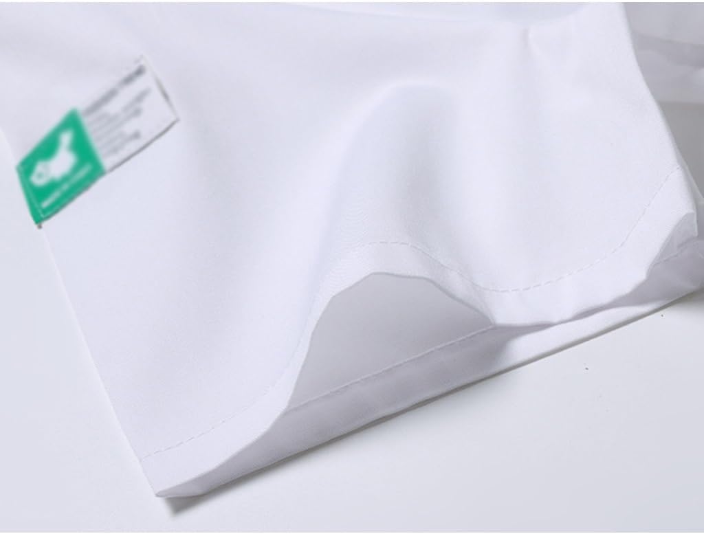 Short Sleeve Unisex Chef Coat Kitchen Cooking Chef Uniform Short Sleeve Breathable Chef Jacket for Women Men