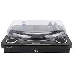 Aiwa GBTUR-120BKMKII : Tourne-Disque Bluetooth avec Encoding, 3 Vitesses, Radio FM, USB et SD – Conversion directe de… - Les Beatles, Paul McCartney, John Lennon, RIngo Starr, George Harrison Aiwa GBTUR-120BKMKII : Tourne-Disque Bluetooth avec Encoding, 3 Vitesses, Radio FM, USB et SD - Conversion directe de… – Image 5