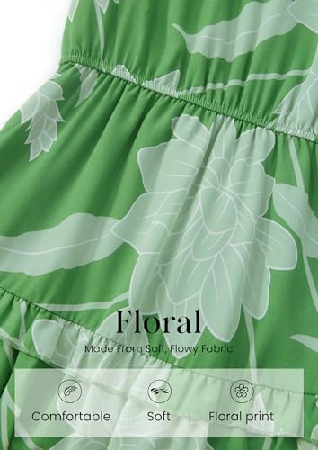 Image of PRETTYGARDEN Womens Summer Floral Beach Dresses