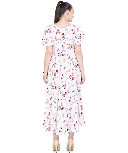 Image of OOMPH! Women's Western & Fusion wear Crepe A-Line Maxi Dress