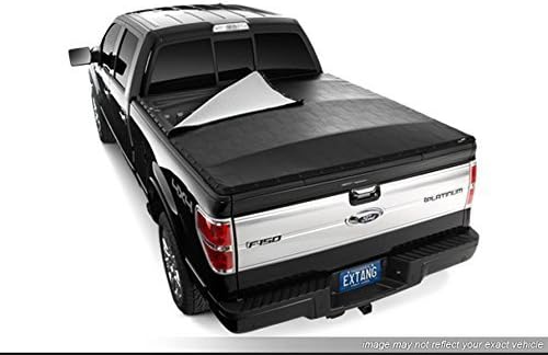 R&L Racing Hidden Snap-On Soft Roll-Up Tonneau Cover Compatible with 1988-2000 Chevy GMC C/K C10 Silverado Sierra 1500 2500 3500 Fleetside 6.5 Ft (78") Short Bed Truck Models Black Vinyl