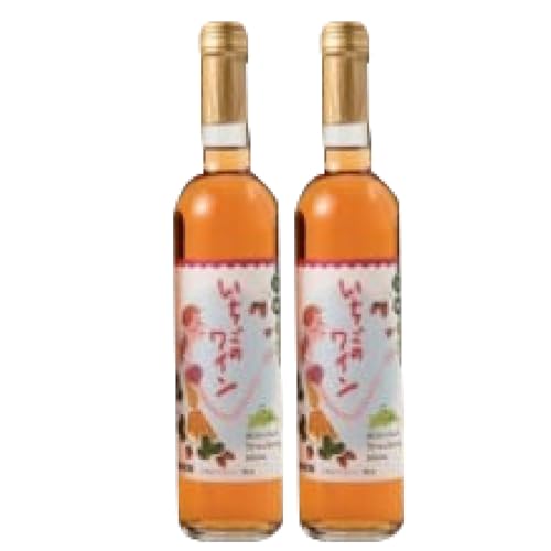 田淵酒舗 いちごワイン2本(500ml×2) お酒 醸造酒 乾杯 おさけ 酒 アルコール いちご 苺 ブドウ ぶどう糖液 さわやか 贈り物 ギフト 常温 プレゼント