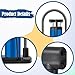 CAQYPVH Bike Floor Pump Portable Inflator Pump for Bikes Swimming Rings Motorcycles, Blue