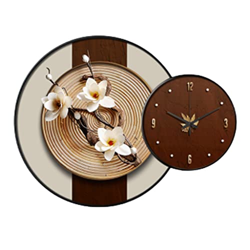 Horloge murale nature pour créer un salon zen et chaleureux