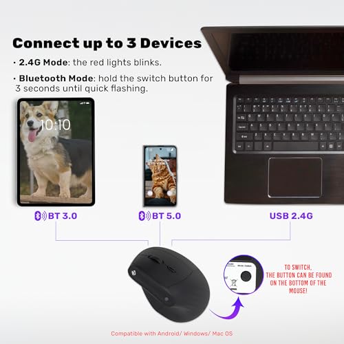 J-Tech Digital M001 Vertical Mouse thumbnail 3