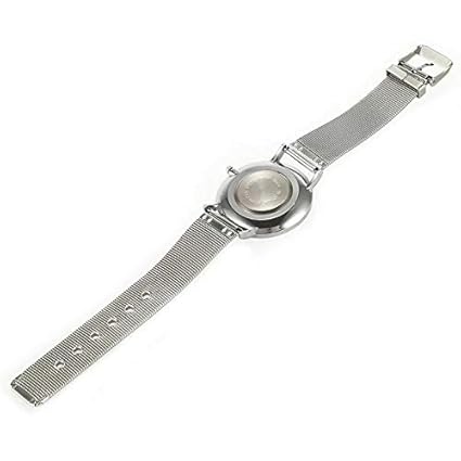 ELECTROPRIME 10X(CCQ Brand Mesh Watch Unique Arabic Numbers Watches Casual Women Men Qua L5N2