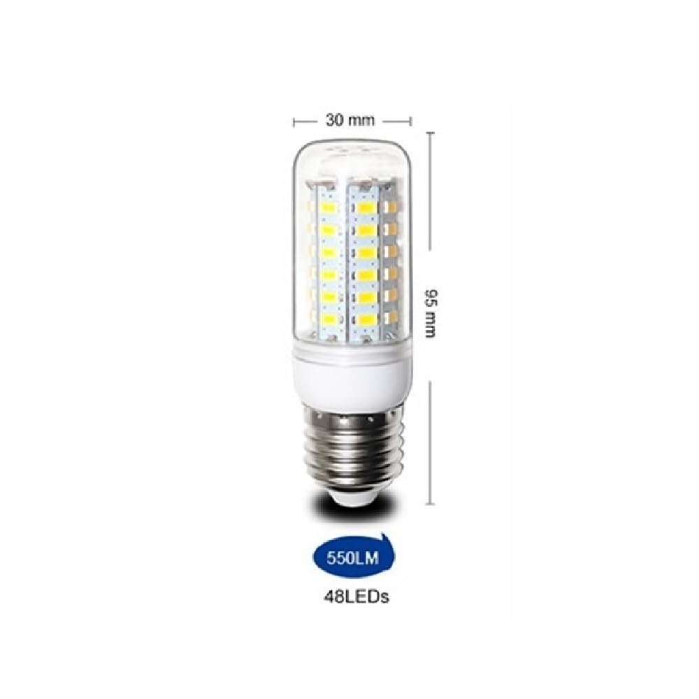 Illuminazione KJXP, Confezione da 15 Lampadine LED a Mais AC220-240V 4W G9/E27 36-SMD5730 360Lm Bianco Caldo Luci Bianche Fredde(Warm White,G9)