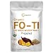 Maximum Strength Organic Fo Ti, He Shou Wu, 50:1 Extract Powder, Traditional Anti Aging Herb, Powerfully Promotes Hair Health and Antioxidant, 4 Ounce, No GMOs and Vegan Friendly