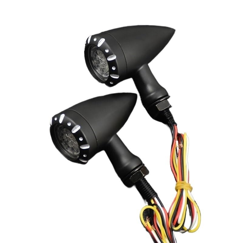 Feu de freinage pour moto bobber avec clignotants LED rétro intégrés