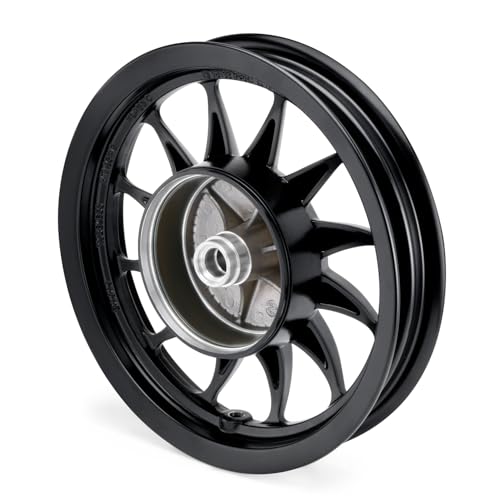 Image of Haran Alloy Wheel Drum Compatible For Bajaj Chetak (Front)