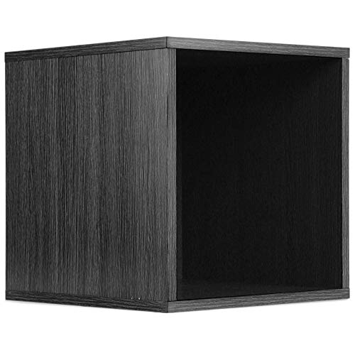 Charles Jacobs Vinyl Record LP Storage Box Unit - Black - Medium