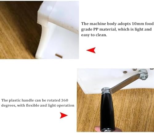 Commercial Stainless Steel Hand Sausage Linker & Knotting Machine, Manual 0-45mm Sausage Roller for Home & Restaurant Use, Perfect for Fresh Sausage Making