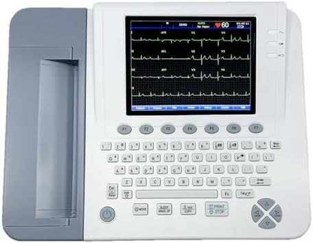 Edan SE-1200EB EKG Machine - Full Keyboard, Glasgow Analysis, USB Export