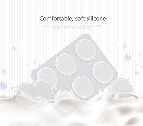 Gel Heel Pads [12 Pcs] Soft High Heel Pads Shoe Pads Silicone Gel Heel Cushion Inserts For Women Foot Care Shoe Inserts Pad Insoles, Prevent Back Heel Pain And Improve Loose Shoe Fit, Self-Adhesive #TOP3