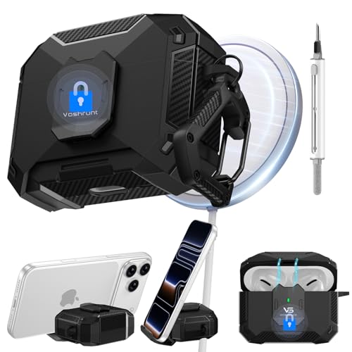 �u�d��PC�f�ނŏՌ��ɘa��MagSafe�[�d�Ή��̃C���z���P�[�X�vAirPods Pro3�ɓK������C���z���P�[�X ���C�������b�N �X�}�z�X�^���h�@�\ �N���[�j���O�y��&�J���r�i�t�� �S�ʕی� �Ռ��z���G�A�N�b�V���� Apple AirPods Pro ��