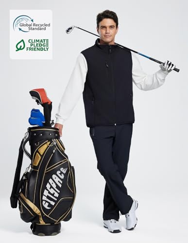 Fit Space FS-101 Men'S Lightweight Vest Softshell Sleeveless Windproof Jacket thumb #1