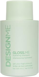 DESIGNME GLOSS.ME Hydrating Shampoo with Hemp Oil and Argan Oil | Moisturizing Shampoo for Strong, Soft and Shiny Hair | Sulfate Free Shampoo