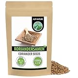 Alpi Nature Koriandersamen ganz 1kg, Koriander Samen, Koriander ganz zum Kochen, Curry und...