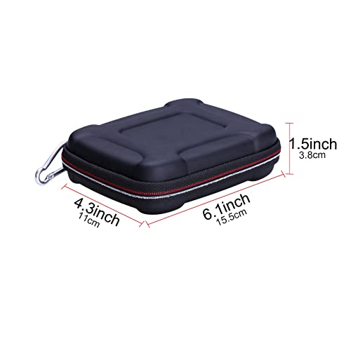 Image of XANAD Black 2-in-1 Portable SSD Case for Samsung T9 /T7 Shield /T7 /T7 Touch (250GB 500GB 1TB 2TB), Heavy Duty Protection, Waterproof, Lightweight