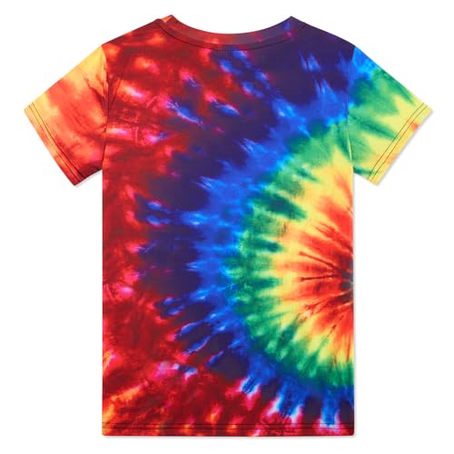Image of Boys Tie Dye Shirt Size 4-14 Hippies Senior Rainbow Tees T Shirts for Kids | Tees T shirts for Kids