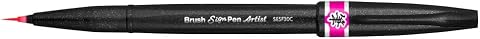 Pentel Sing Pen Brush İnce Uçlu Fırça Kalem PEMBE