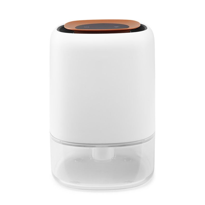 Deshumidificador mini 500ml, compacto y portátil, ideal para eliminar humedad en espacios pequeños y prevenir moho.