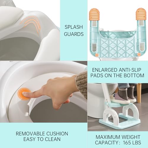 Fedicelly Potty Training Seat,Toddlers Potty Training Toilet Seat Boys Girls,Potty Chair For Toddlers 1-3,Kids Potty Seat For Toilet Step Stool Ladder  thumb #2