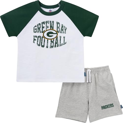 Image of Gerber NFL unisex-baby Nfl Team T-shirt and Shorts Set