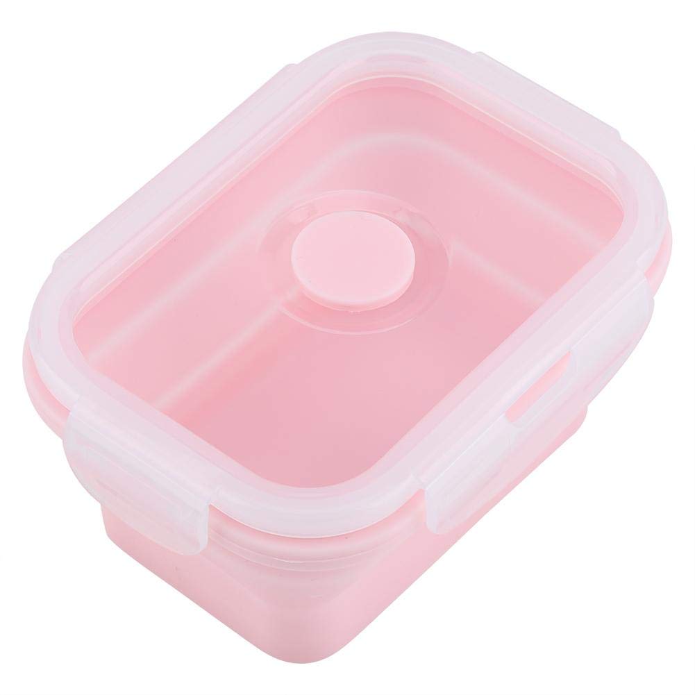 Set di 4 scatola pranzo in Silicone Bento Box pieghevole contenitore per aliment