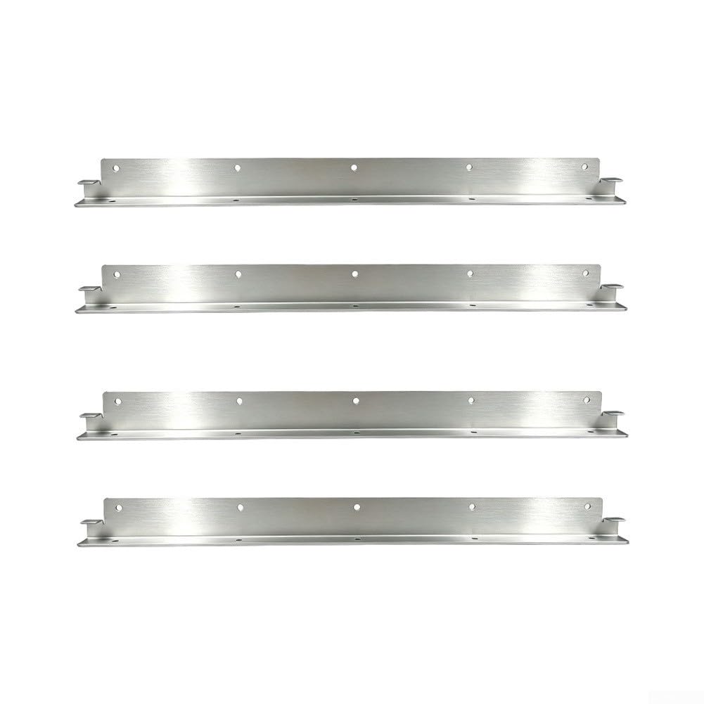 Staffa a Z per montaggio a pannello solare, resistente, 500 mm x 300 mm (4 pezzi) | Costruzione in alluminio ispessito, resistenza leggera, resistente alle intemperie, larghezza 300 mm, lunga durata