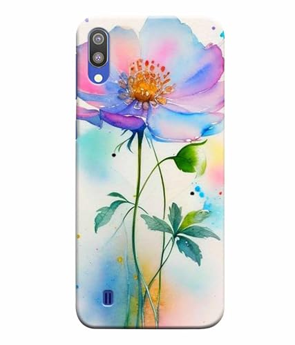 Image of Printed Hard Back Case Cover & Compatible for Samsung Galaxy M10 | Rose Painting Art (Multicolor) - D1204