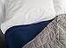 J & M Home Fashions Luxury Fleece Blanket, King, 1-Piece, Dark Blue