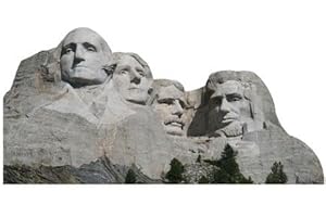 Mount Rushmore Cardboard Cutout Standup