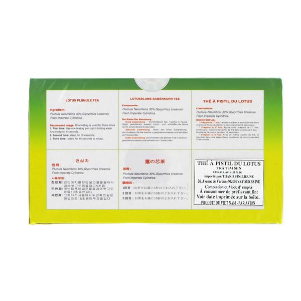 Lotus Plumule Tea - Brand Hung Phat - 2 boxes of 25 teabags x 2gr - Image 3
