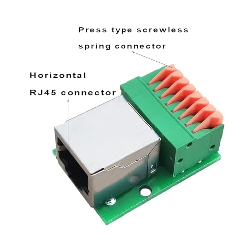 2PCS Terminal conector RJ45 ethernet hembra 8P8C miniatura 4