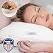 SleepEasy [USA Made] Cotton Comfort CNH Pillow with Ear Hole for Side Sleepers, Pressure and Pain Relief, Ergonomic, Breathable, and Hypoallergenic with Soft Revoloft Fill, Made in The USA