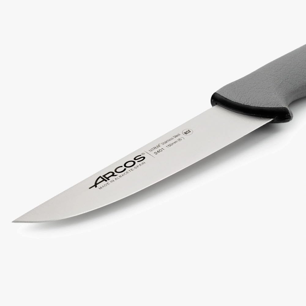 Arcos Butcher Knife, Stainless Steel, Black/Grey, 150 mm