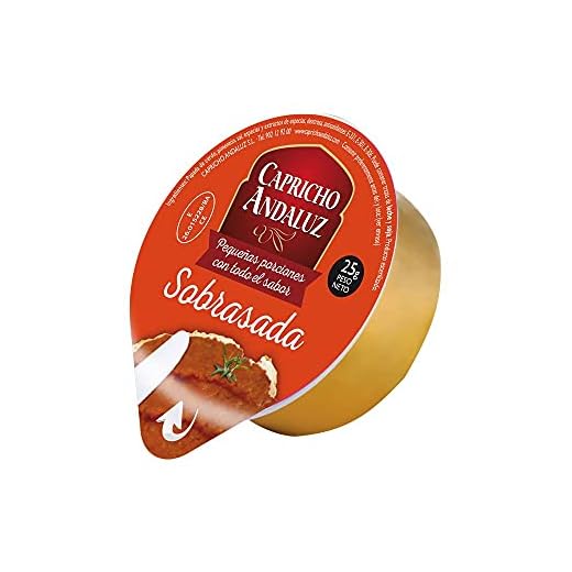 SOBRASADA CAPRICHO ANDALUZ MONODOSIS 25 GR (40 UNIDADES)