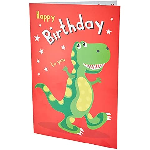 Piccadilly Dinosaur Birthday Card for Boys Cover