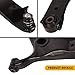 Bapmic Front Lower Control Arm Kit Replacement for Subaru Forester 2009-2013, for Subaru Impreza 2011-2014 with Ball Joint Assembly, Replace 20202SC011 20202SC002 (Set of 2)
