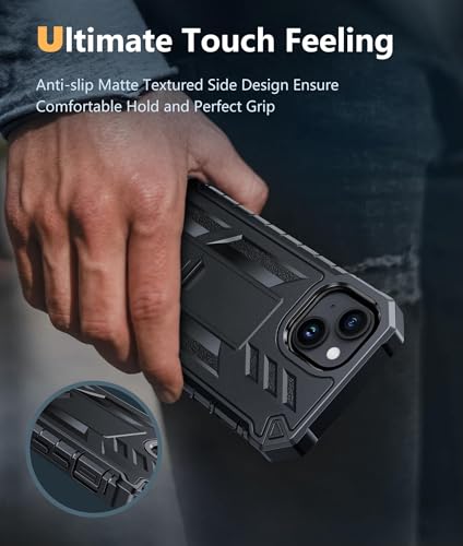 Housse iPhone 15 protection militaire 360 avec béquille - 7