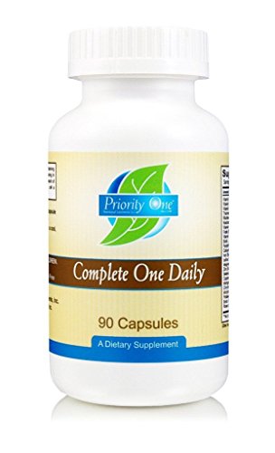 Priority One Vitamins - Complete One Daily - 90 Capsules - Multi Vitamin Mineral Complete Complex