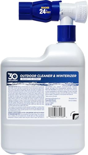 image for 30 SECONDS Outdoor Cleaner & Winterizer - Spray in Fall, Works all Win