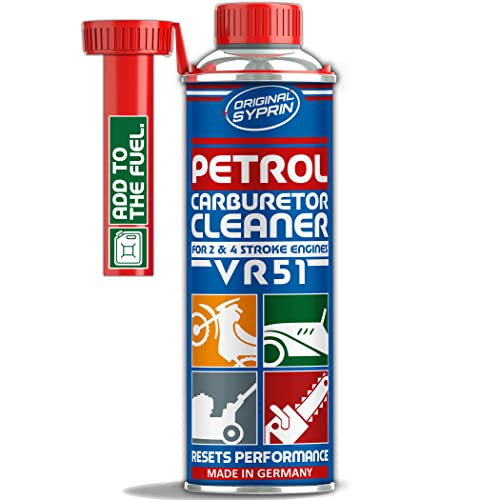 SYPRIN Original VR51 Carburettor Cleaner for 2 Stroke 4 Stroke Petrol Engines – Suitable for Car and Motorcycle I Additive for Carburettor Cleaning Additive (250 ml)
