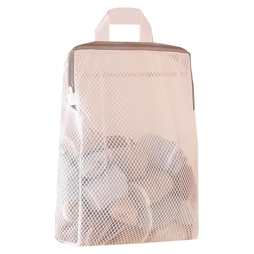 Underwear Garment Bag, Mesh Clothing Garment Bags for Storage, Visible, with Zipper, Suitable for Wardrobe Hanging(30x8x40cm/12x3x15in)