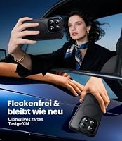 Opkiegrn Magnetisch Hülle Kompatibel mit Xiaomi 17 5G mit 2 Schutzfolie, [Militärnorm Schutz] Handyhülle, Stoßfest Kratzfest Matt Transluzente SchutzHülle Schwarz – Ansicht 7